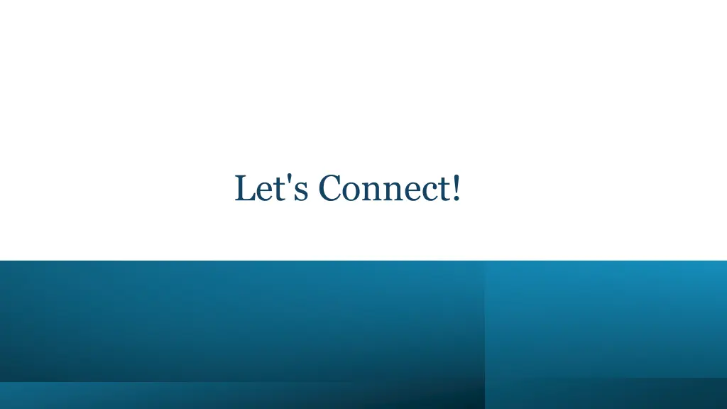 let s connect