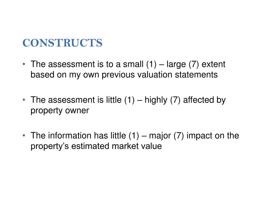 constructs