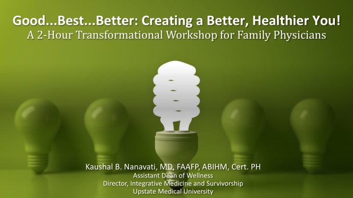 good best better creating a better healthier