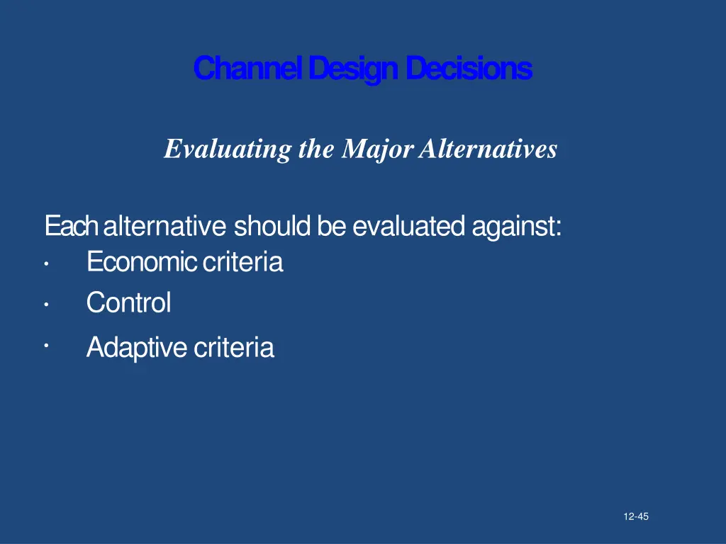 channel designdecisions 14