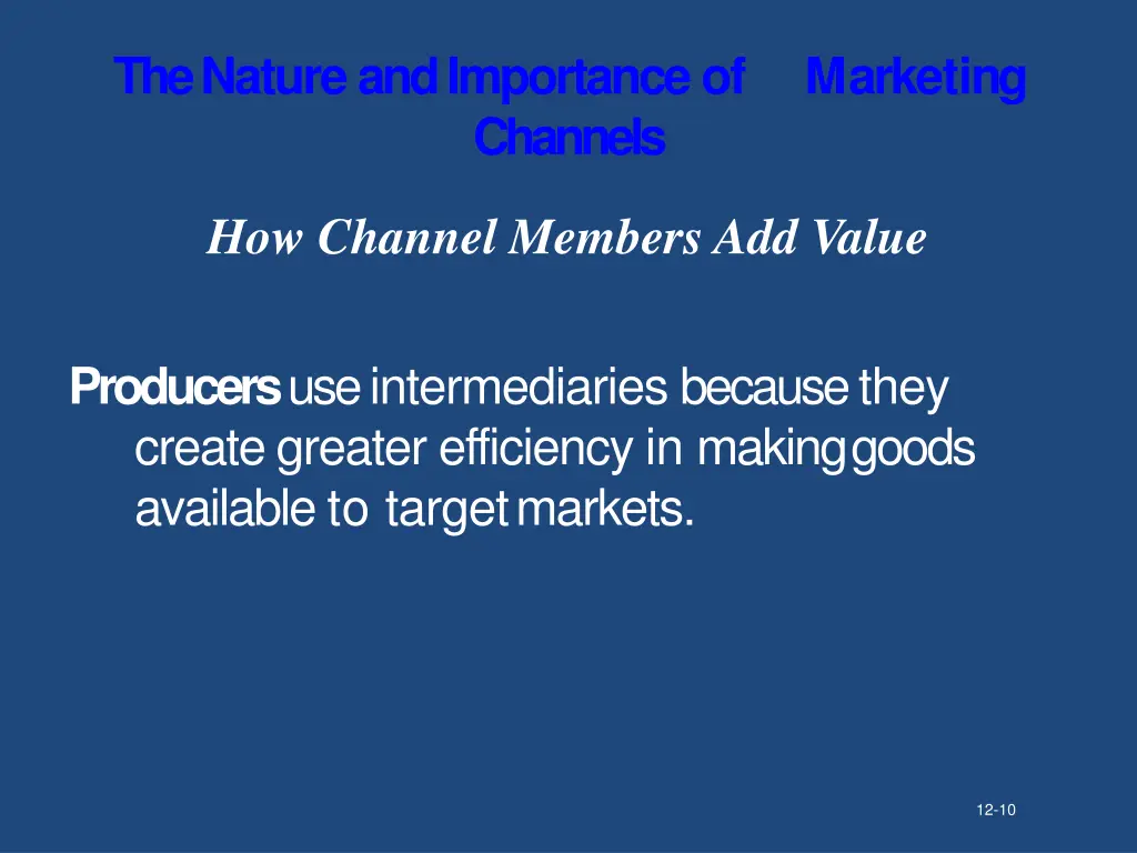 the nature and importanceof