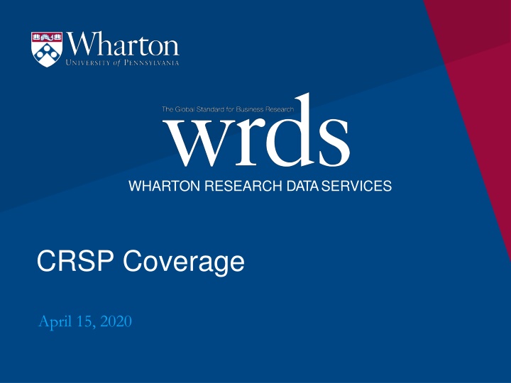 wharton research dataservices