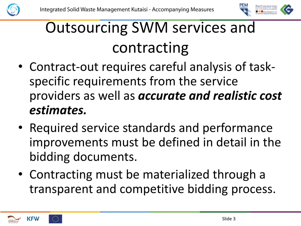 outsourcing swm services and contracting contract