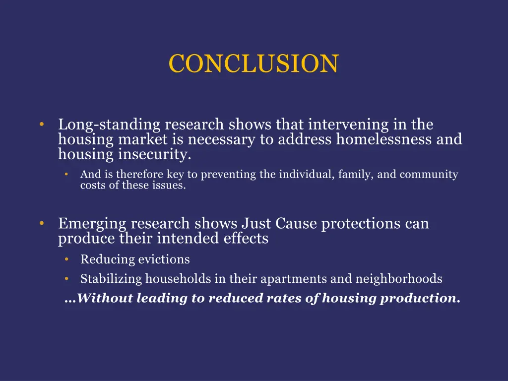 conclusion