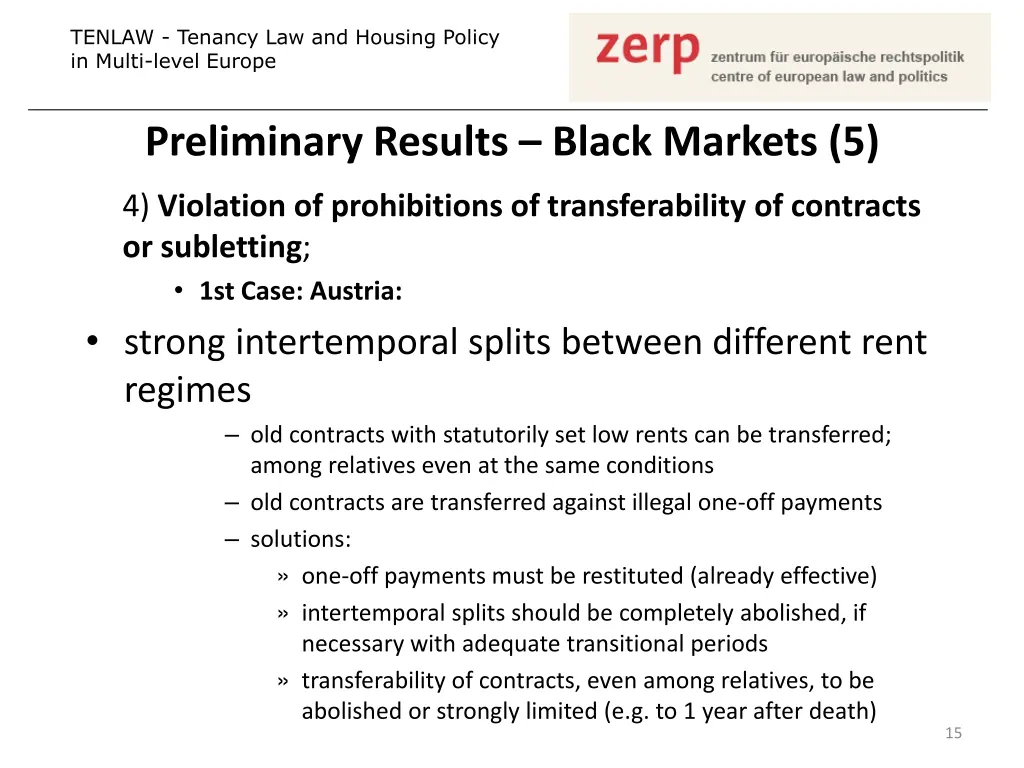 tenlaw tenancy law and housing policy in multi 6
