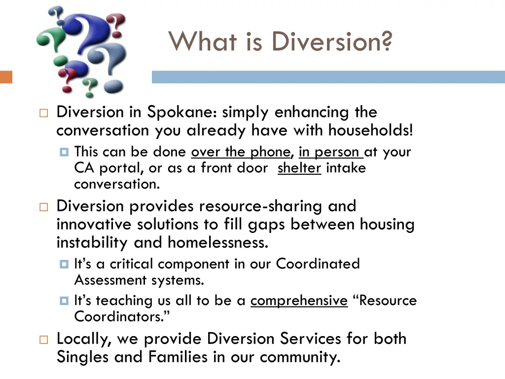 what is diversion