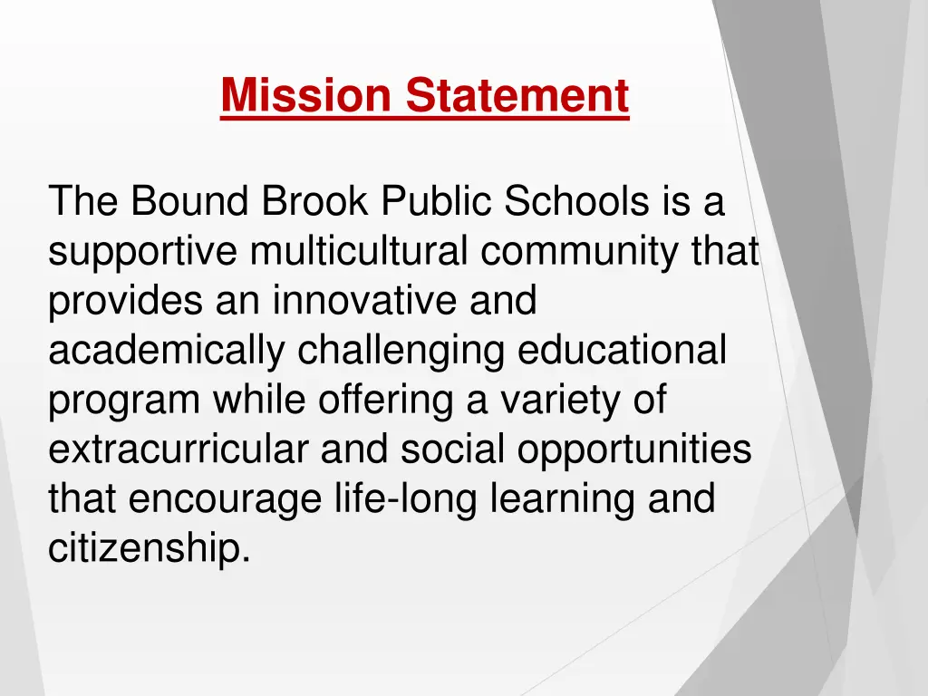 mission statement