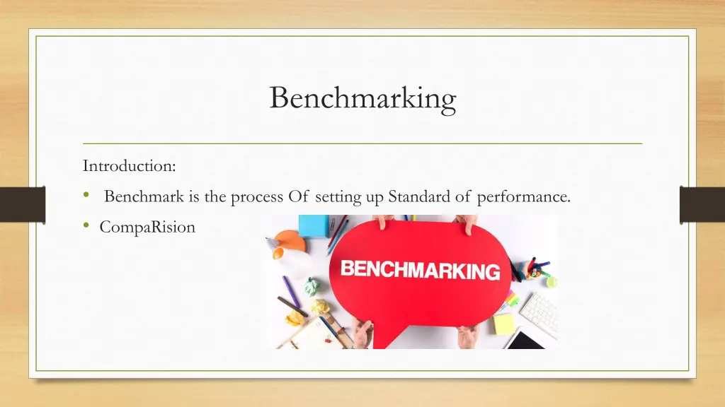 benchmarking