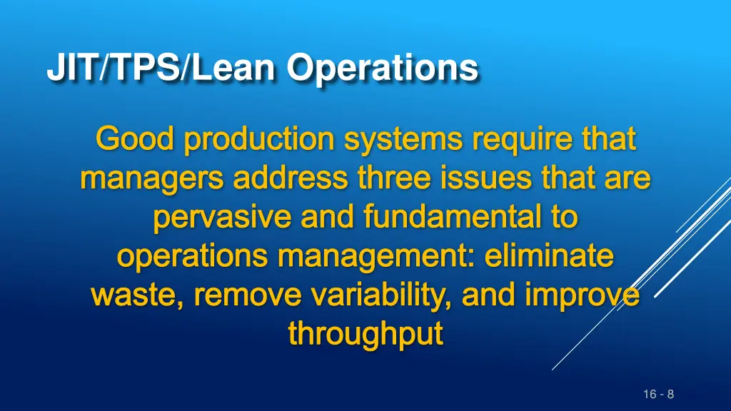jit tps lean operations