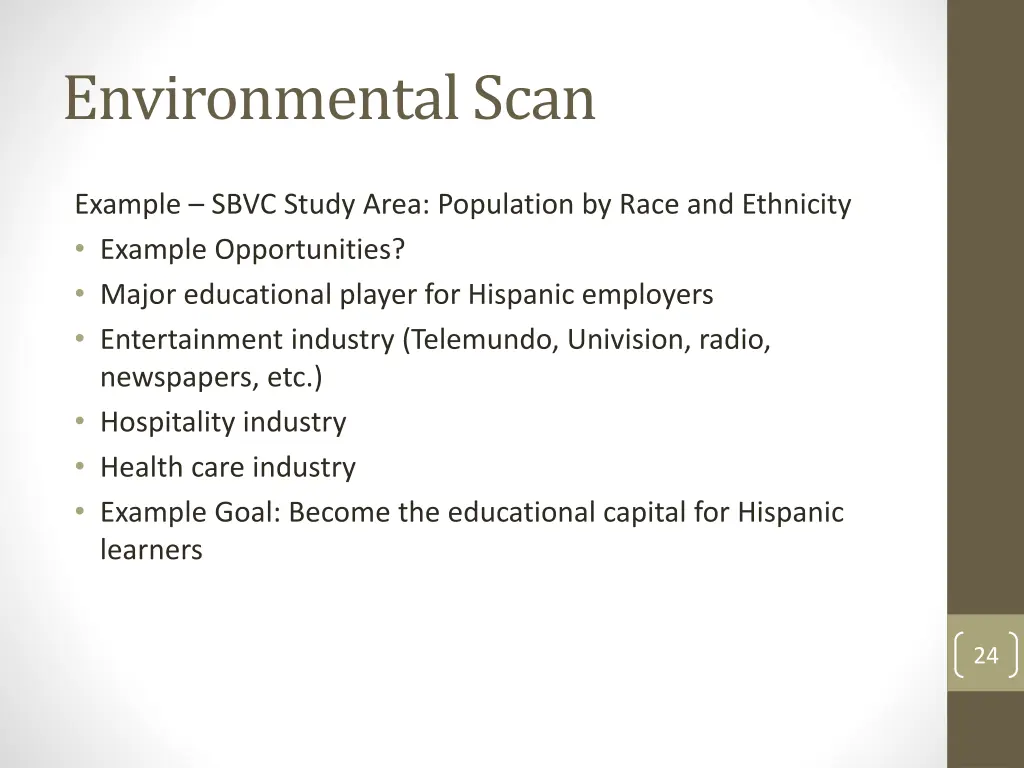 environmental scan 1
