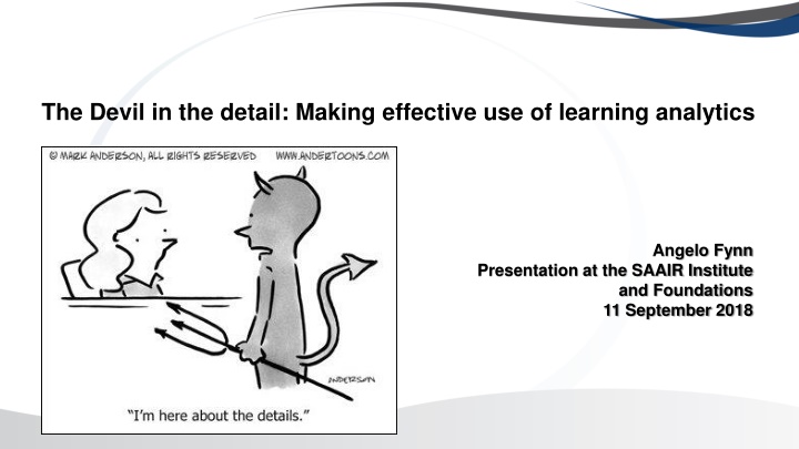 the devil in the detail making effective
