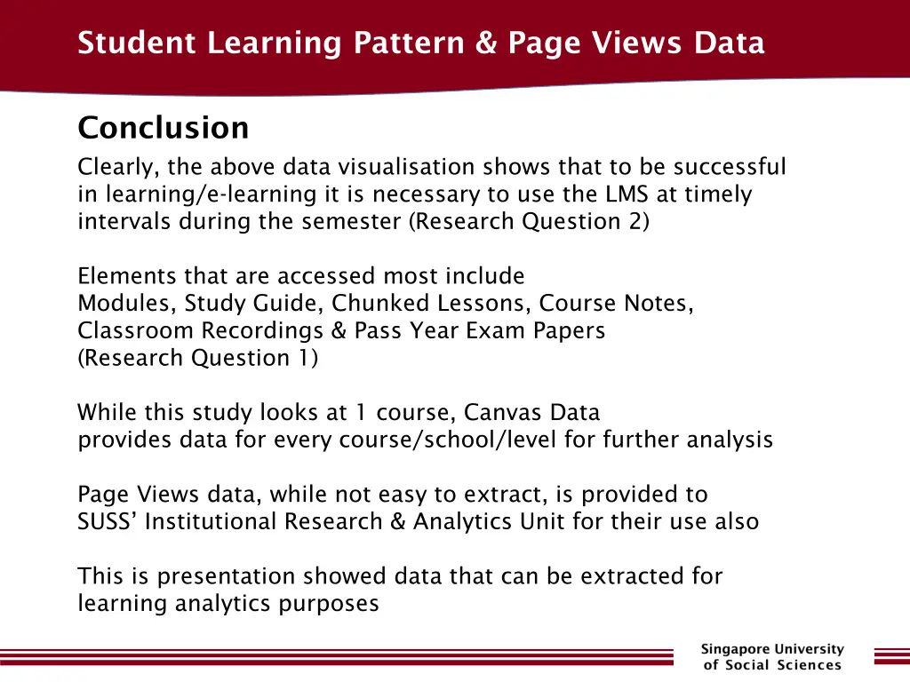 student learning pattern page views data 12