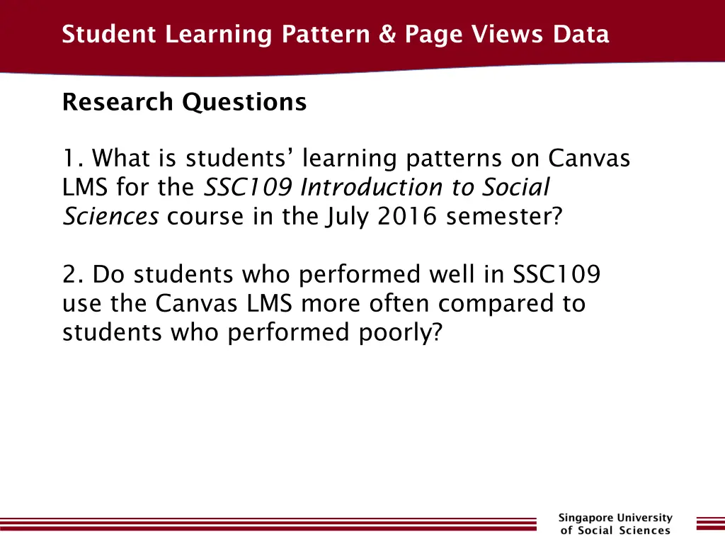 student learning pattern page views data 5
