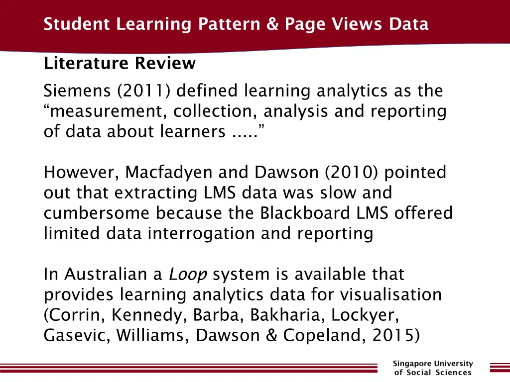 student learning pattern page views data 6