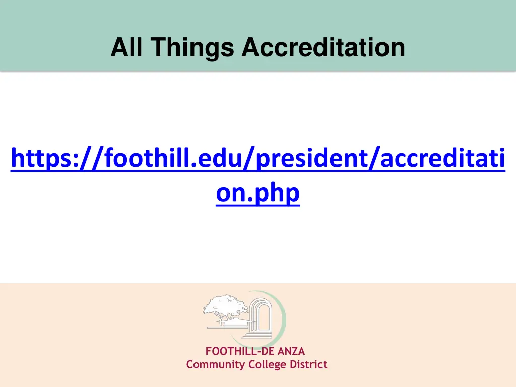 all things accreditation