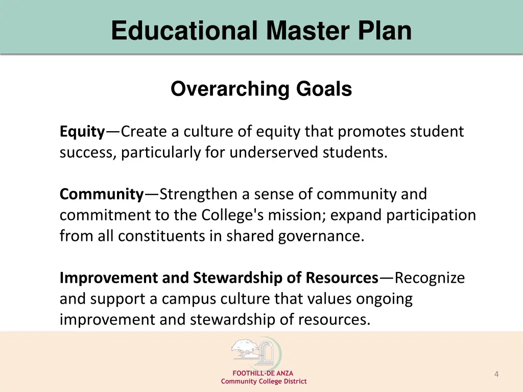 educational master plan