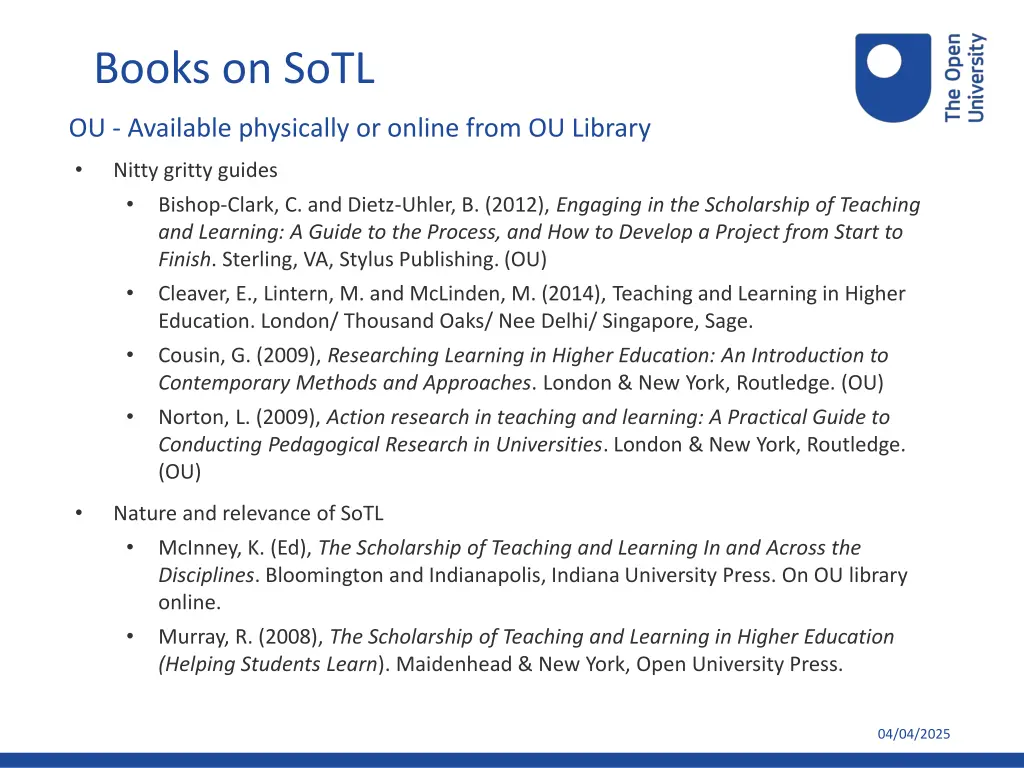 books on sotl