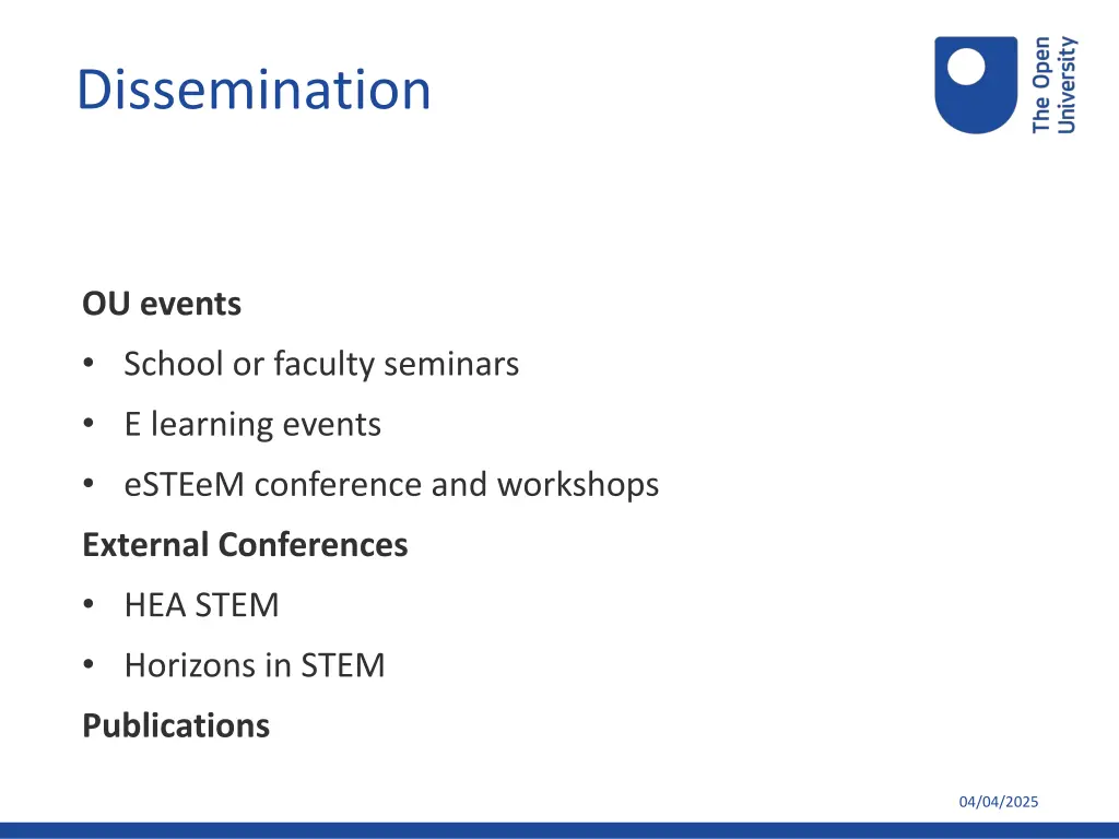 dissemination