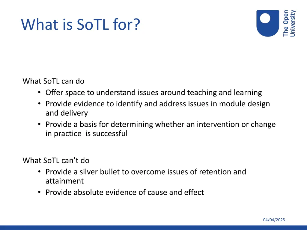 what is sotl for