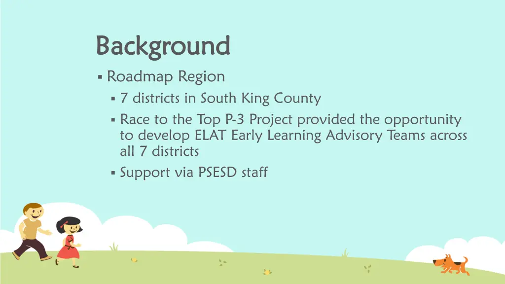 background background roadmap region 7 districts