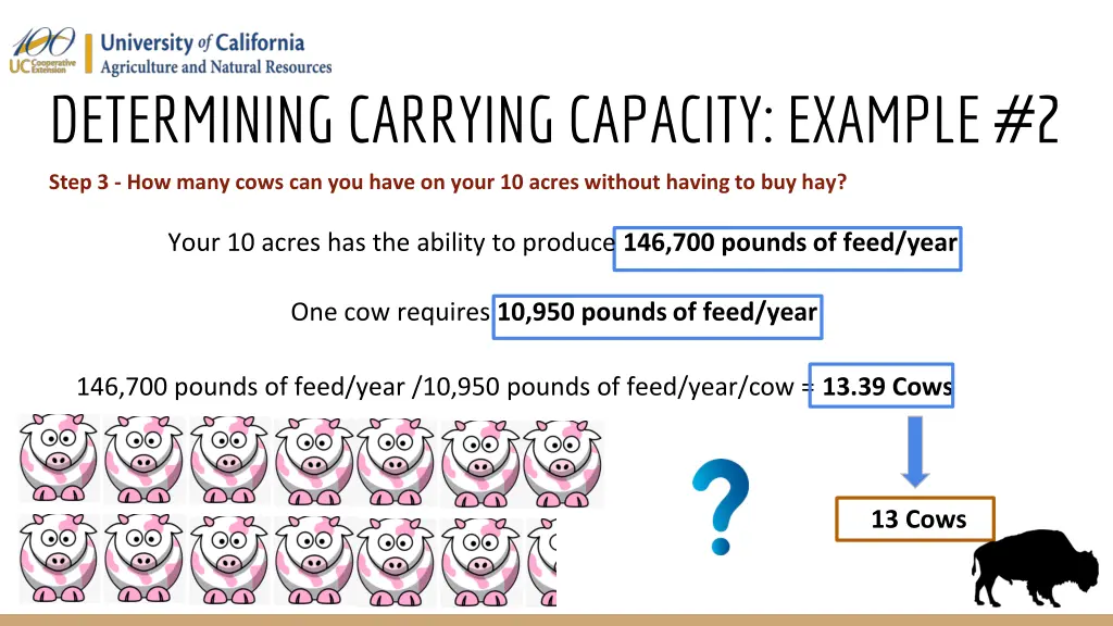 determining carrying capacity example 2 3