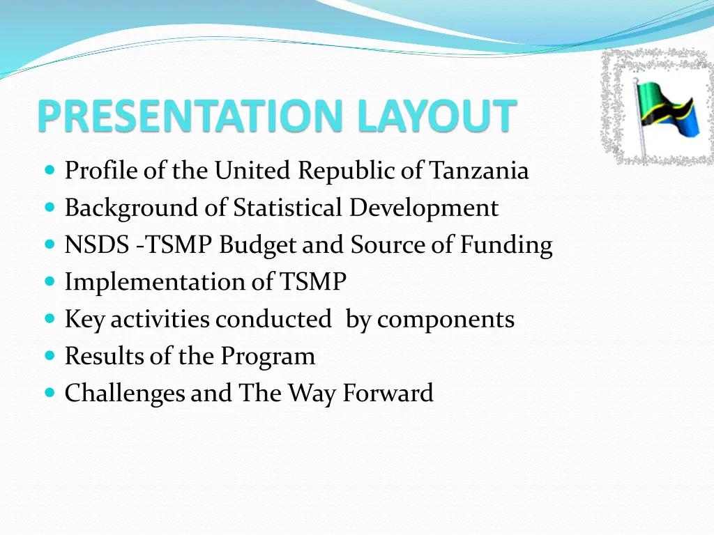 presentation layout
