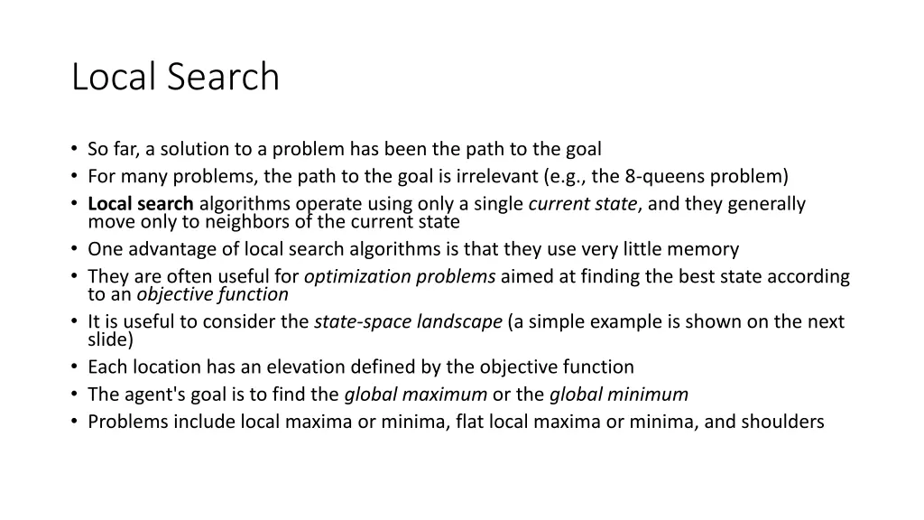 local search