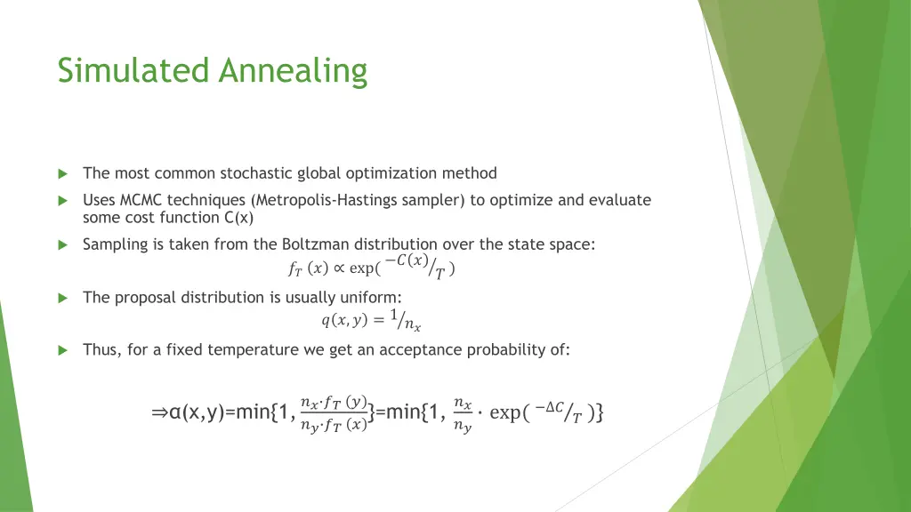 simulated annealing