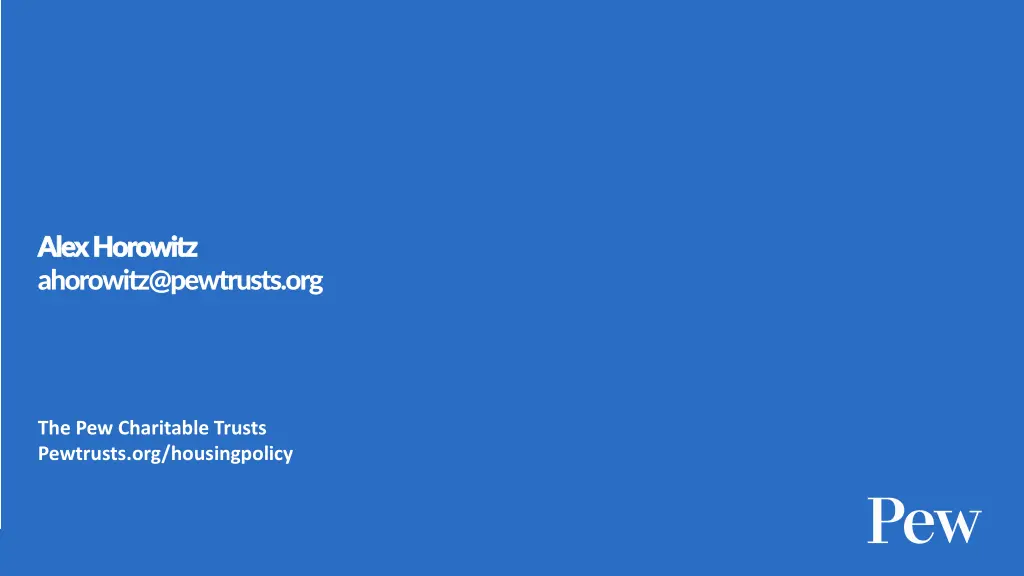 alex horowitz alex horowitz ahorowitz@pewtrusts
