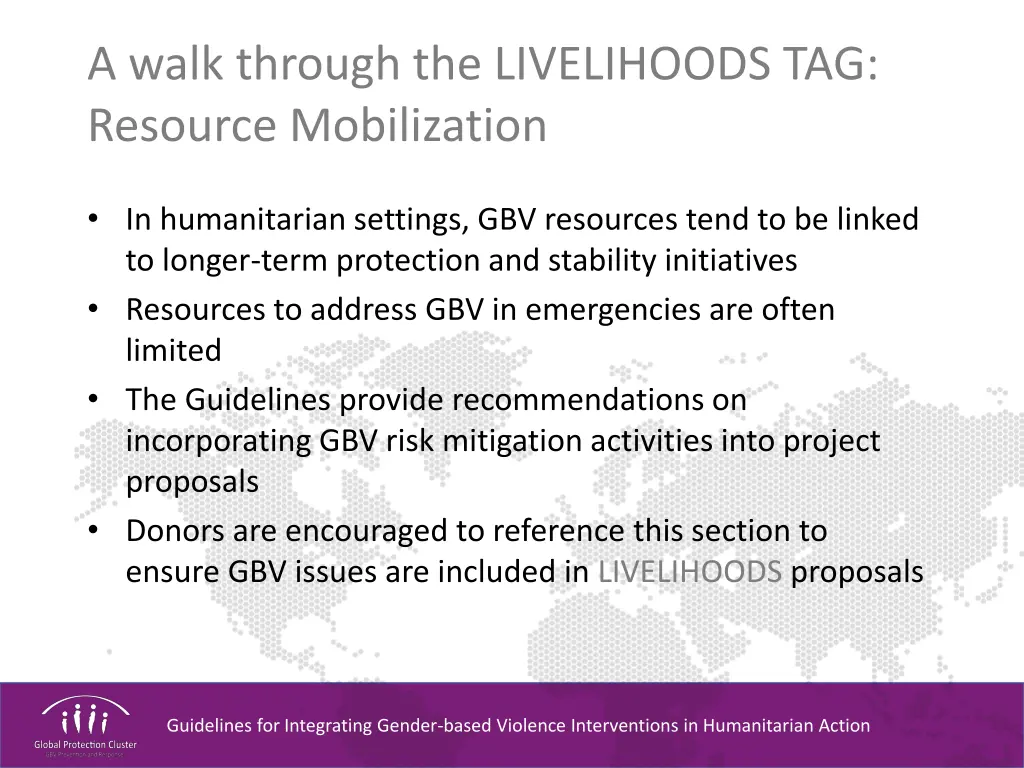 a walk through the livelihoods tag resource 1