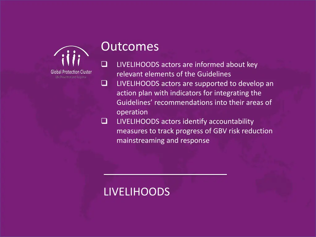 outcomes