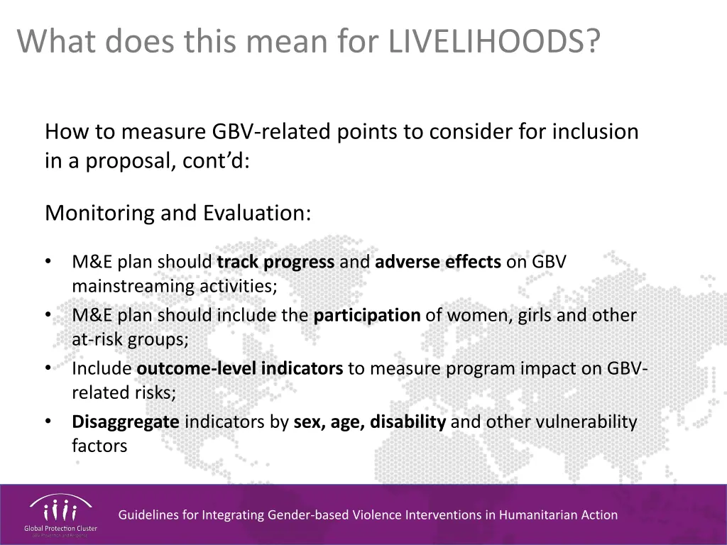 what does this mean for livelihoods 2