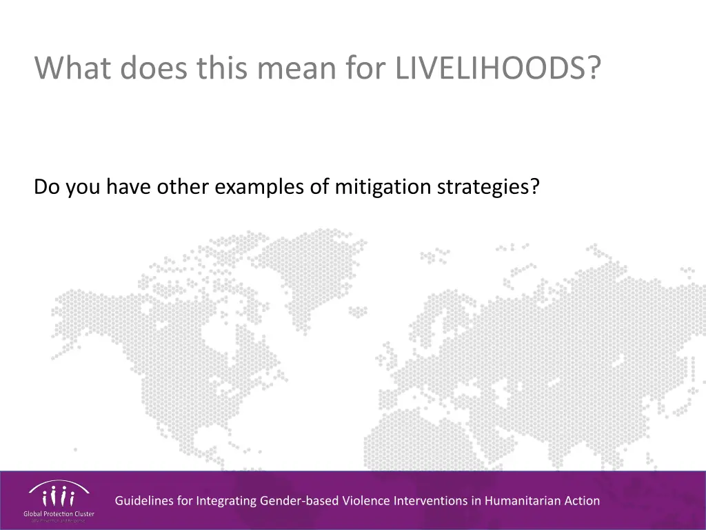 what does this mean for livelihoods 4