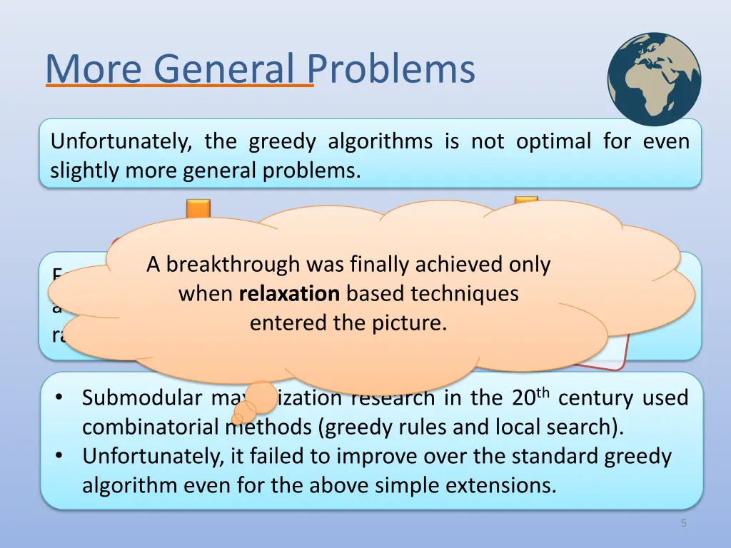 more general problems