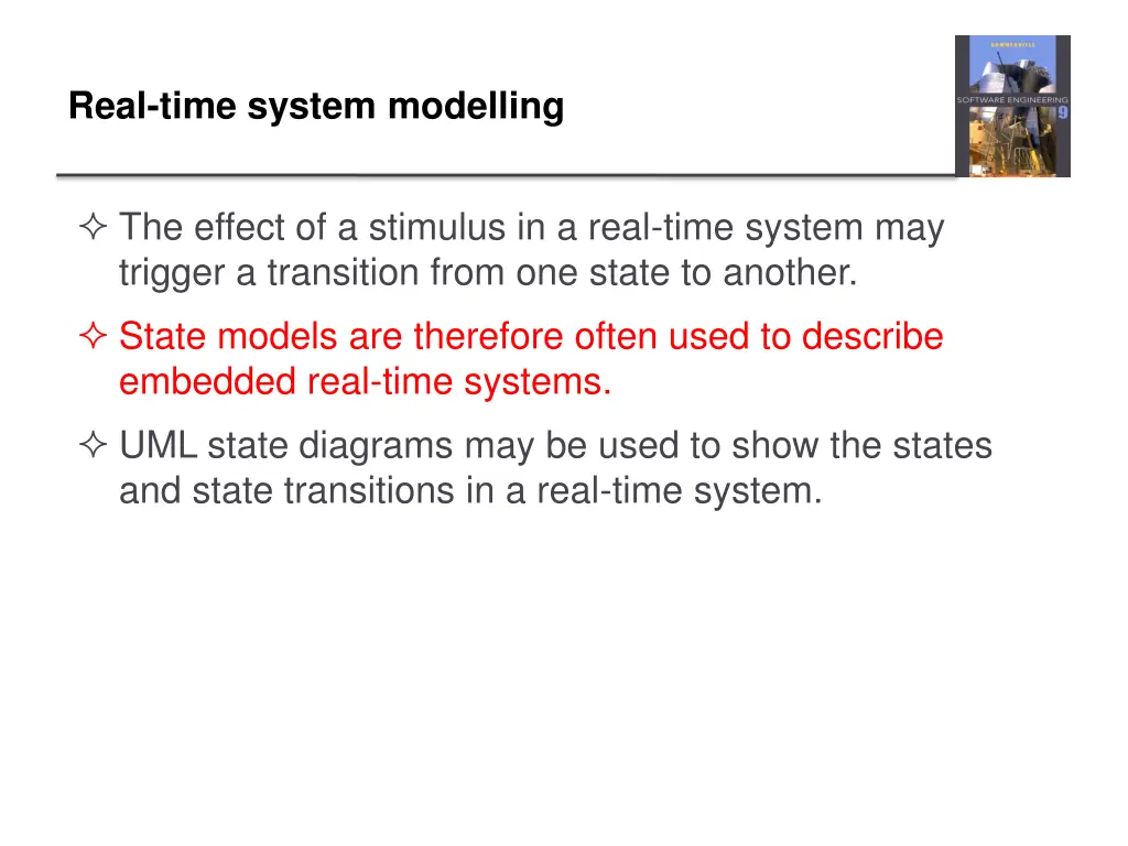 real time system modelling