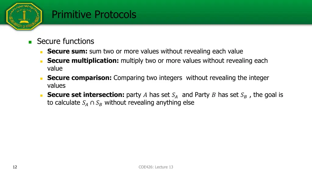primitive protocols