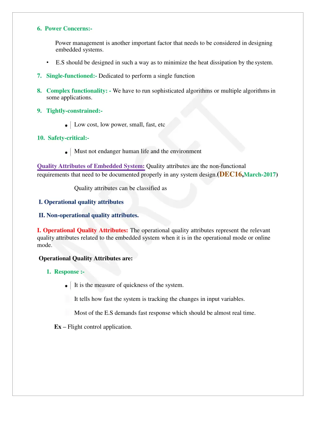 6 power concerns