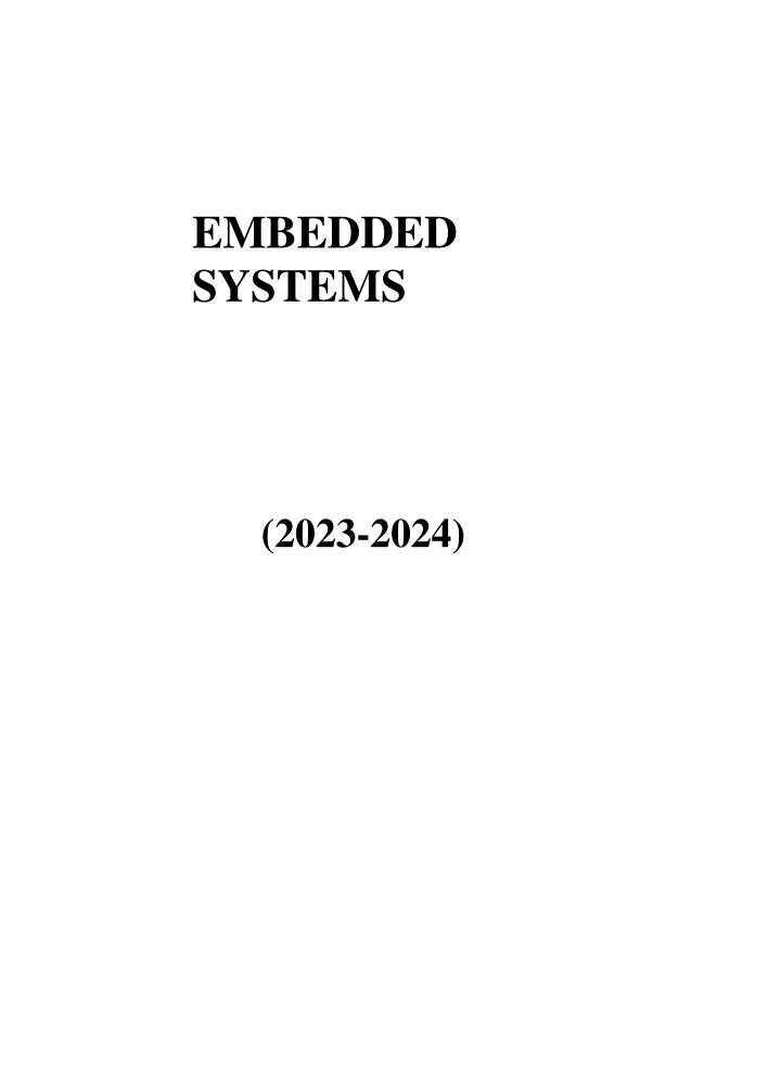 embedded systems