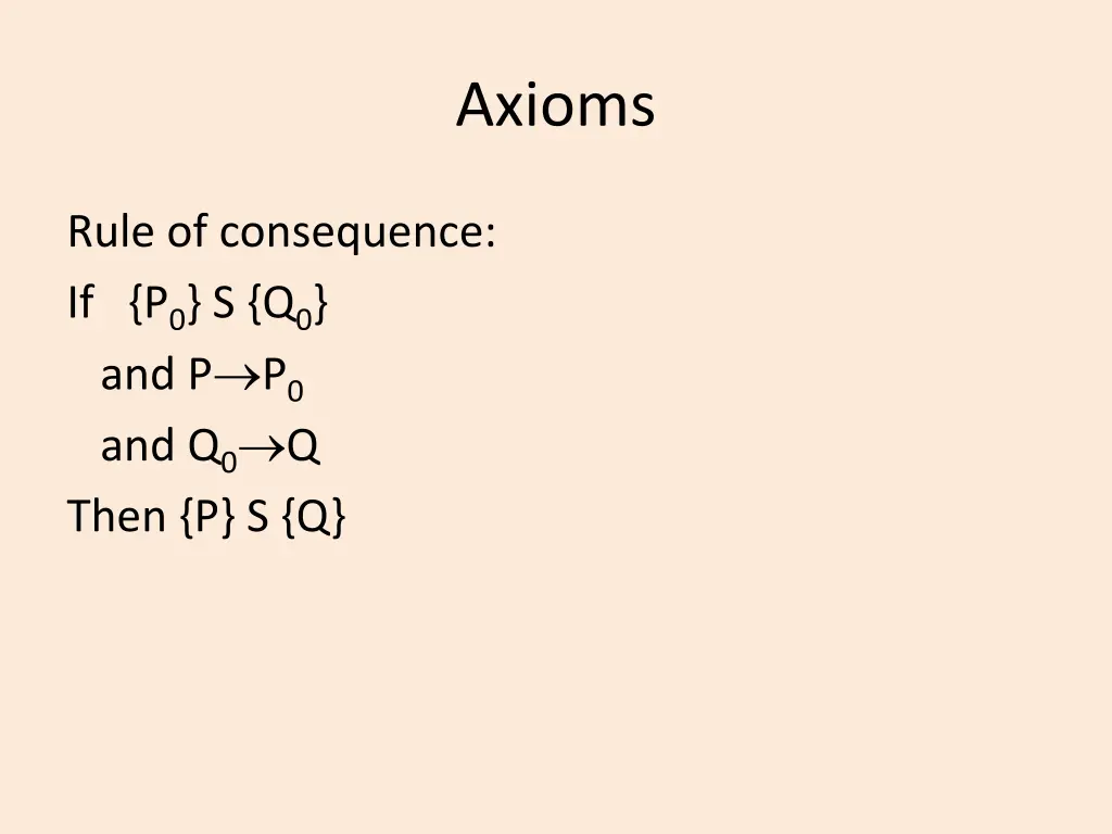 axioms