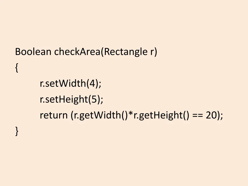 boolean checkarea rectangle r r setwidth