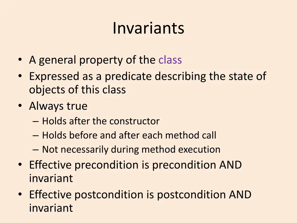 invariants