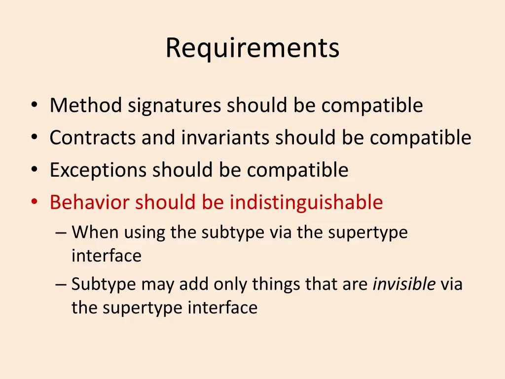 requirements
