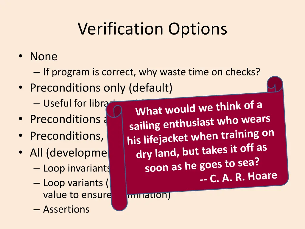 verification options 1