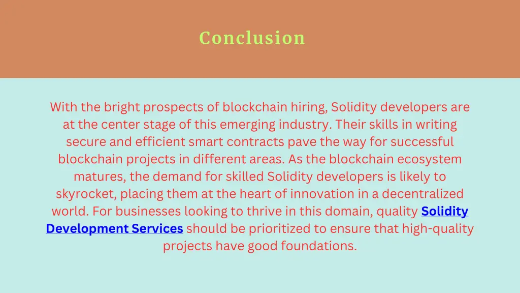 conclusion