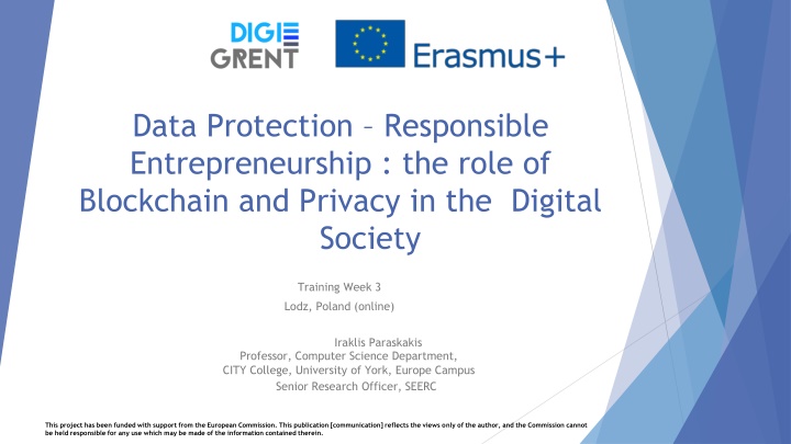 data protection responsible entrepreneurship