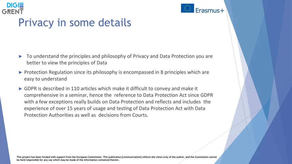 privacy in some details