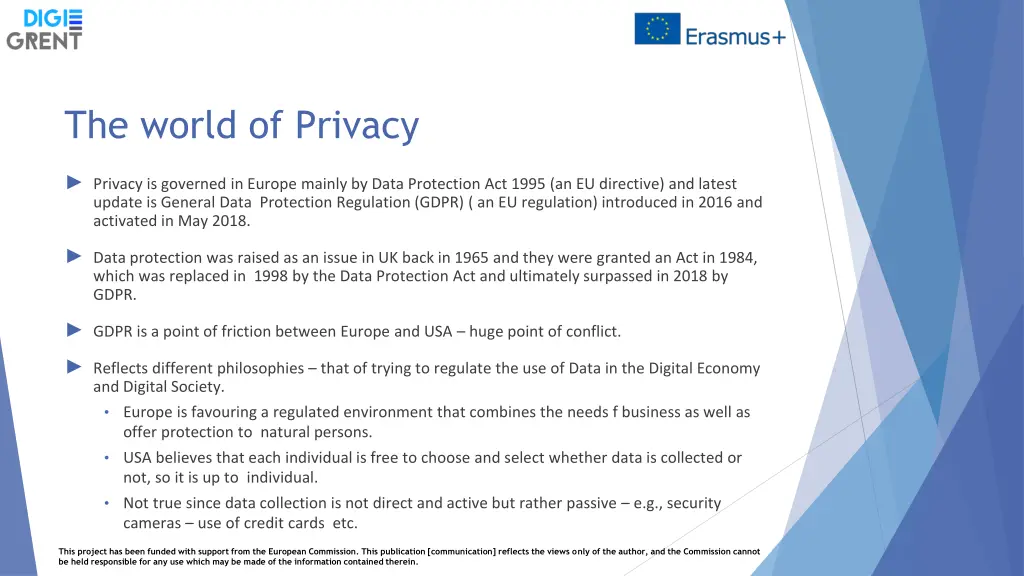 the world of privacy