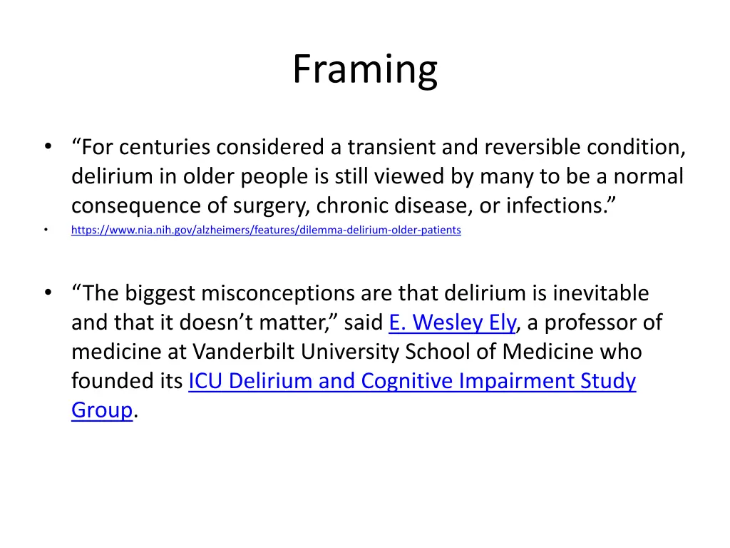 framing