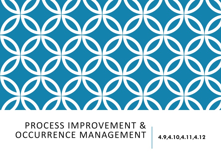 process improvement occurrence management