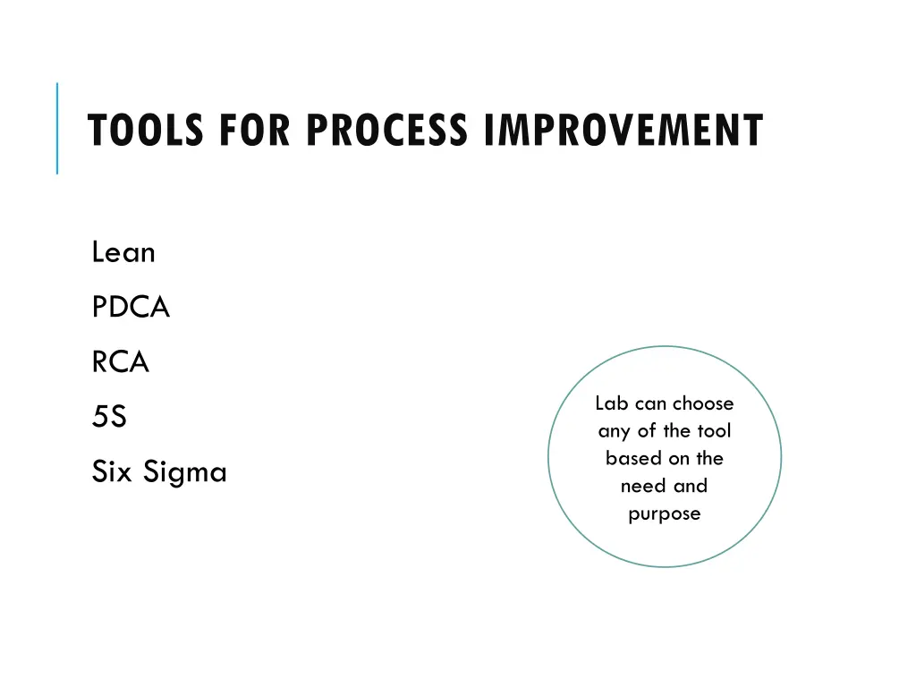 tools for process improvement